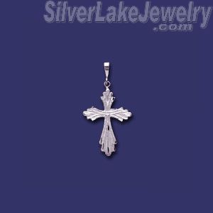 Sterling Silver DC Cross Charm Pendant - Click Image to Close