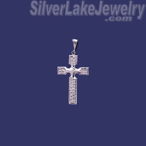 Sterling Silver DC Cross Charm Pendant - Click Image to Close