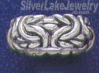 Sterling Silver Byzantine Ring sz 7 - Click Image to Close