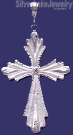 Sterling Silver DC Big Cross Charm Pendant